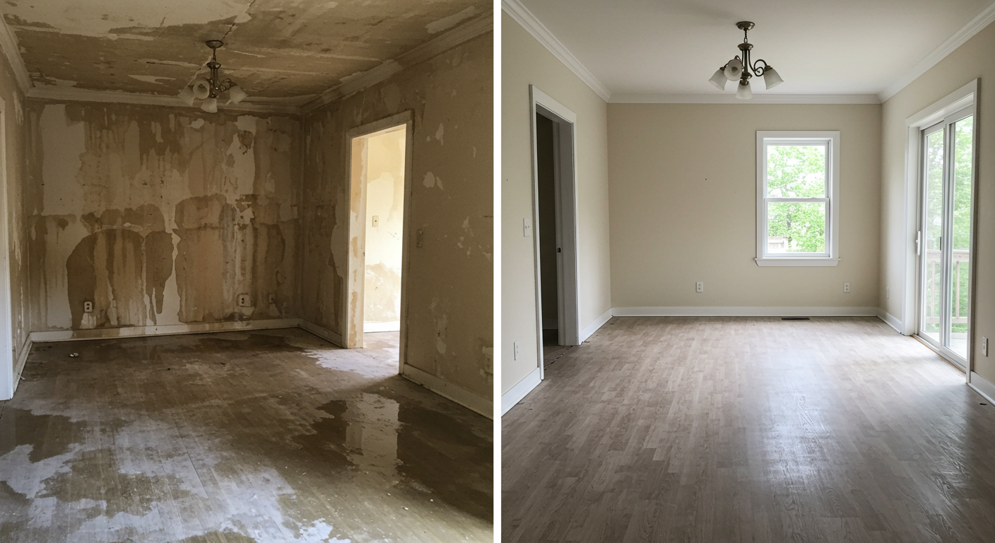 Before and After Restoration