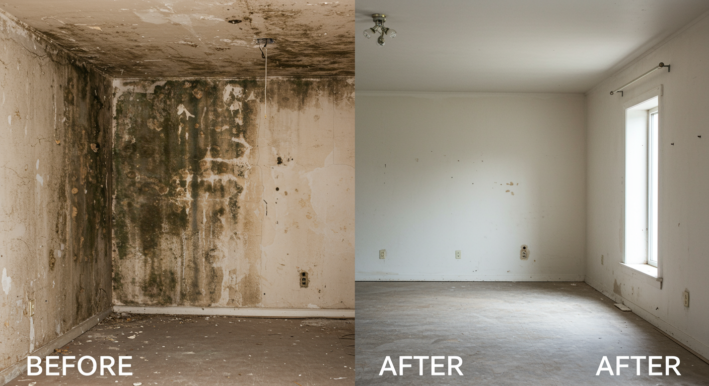 Mold Removal Process in Action